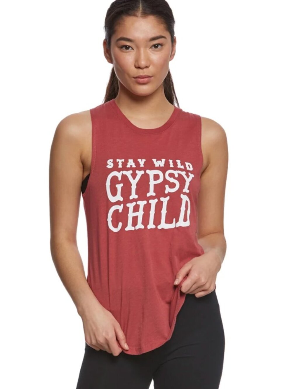 Spiritual Gangster Gypsy Child Muscle Tank Duty Cedar L NWOT